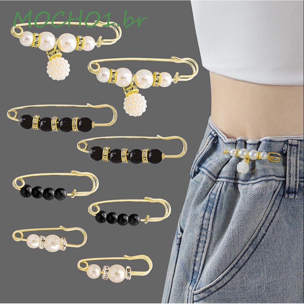 MOCHO1 Conjunto De Broches De Roupas Moda Vestido De Segurança Clipes De Xale Acessórios Joias Broche De Cintura