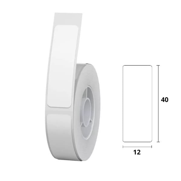 1 Rolo Etiqueta Niimbot D110 D101 D11 12x40mm (160pçs)