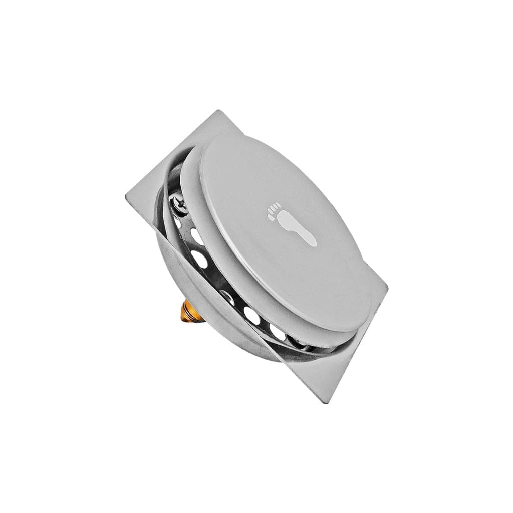 Ralo Inteligente Click Banheiro Quadrado 15x15 Veda Cheiro