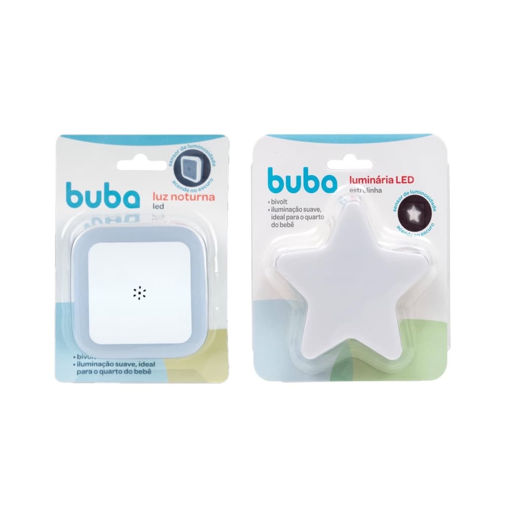 Luminária Led Abajur Infantil Com Sensor Noturno Ascendimento Automático No Escuro Bivolt - Buba