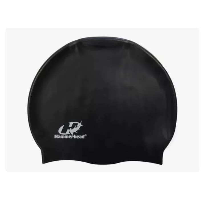 Touca De Natação Silicone Lisa Tamanho Especial GG Cabelos Longos Hammerhead