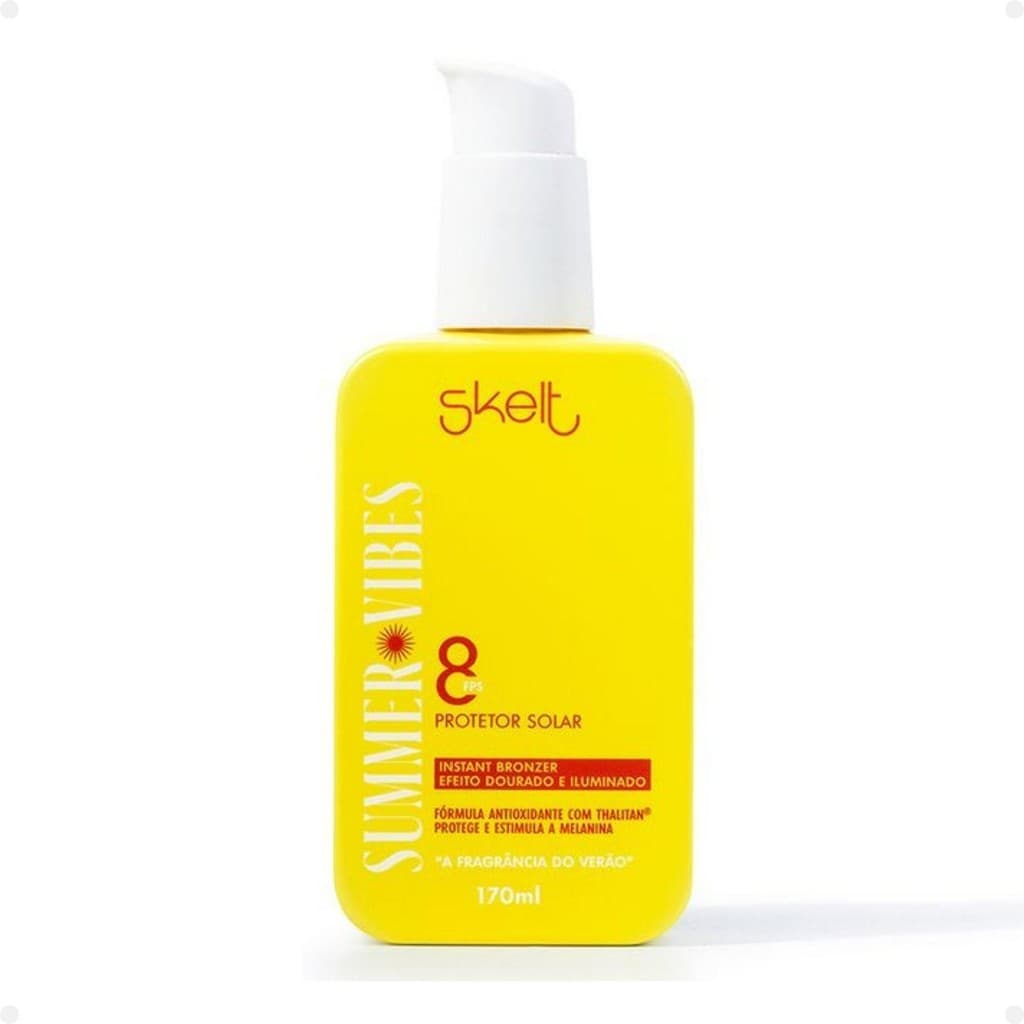 Protetor Solar Skelt Summer Vibes 8FPS Instant Bronzer 170ml