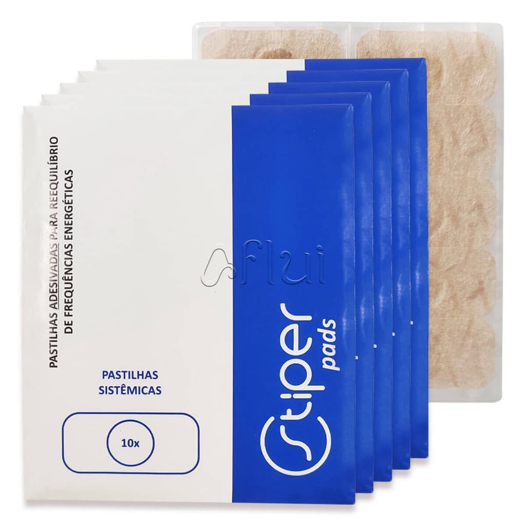 Stiper Pads Sistêmica 50 Pastilhas Silício com Micropore Acupuntura Indolor