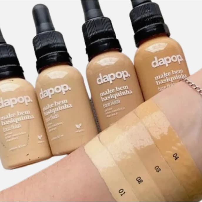 Base Fluída Dapop Vegano Make Bem Basiquinha - Dapop
