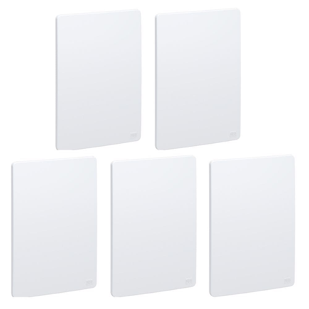 Kit Conjunto 5 Placa 4x2 Cega Esatta Weg Branca