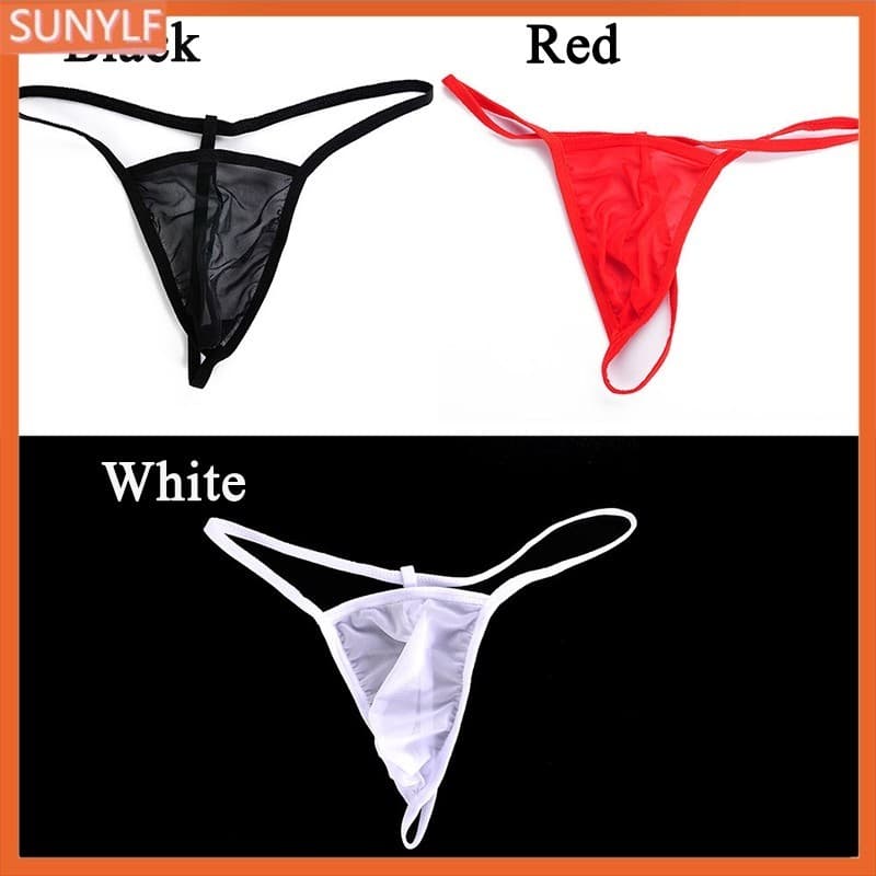 AZP Homem Tangas Fio-Dental Cuecas De Malha T-back Biquíni Spandex