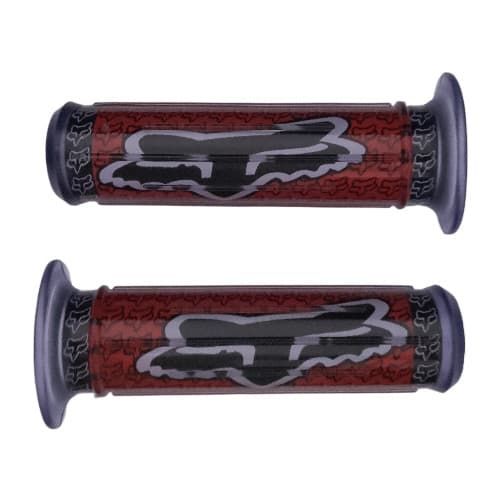 Manopla Punho Luva Para Moto Esportiva Custom Fox Vermelha  Gel Gráfica Macia.