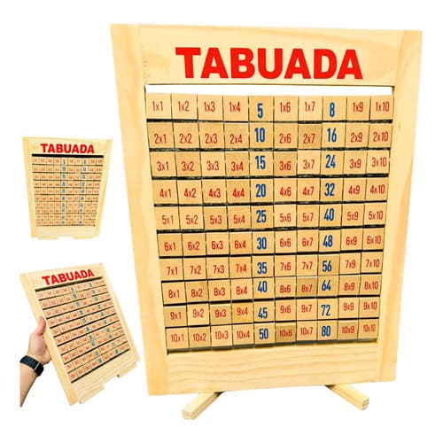Tabuada Giratória Matemática Aprenda Continha Jogo Toy Trade