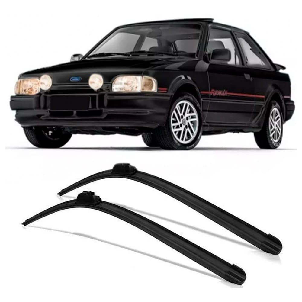 KIT PAR Palheta Limpador Parabrisa Silicone  PRONTA ENTREGA Escort Xr3 Hobby 1992 À 1996 PROMOÇÃO