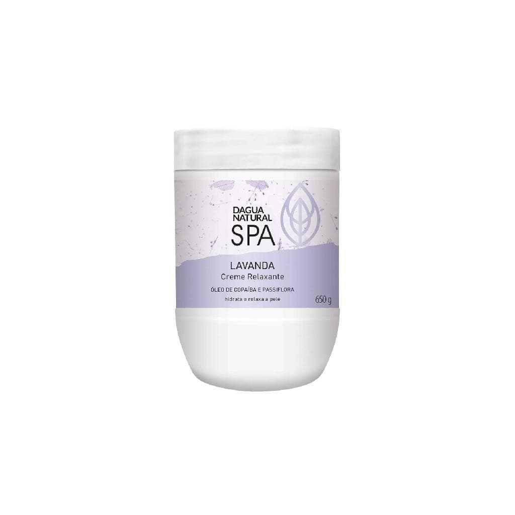 Creme Relaxante SPA Passiflora e Lavanda Dagua Natural 650g