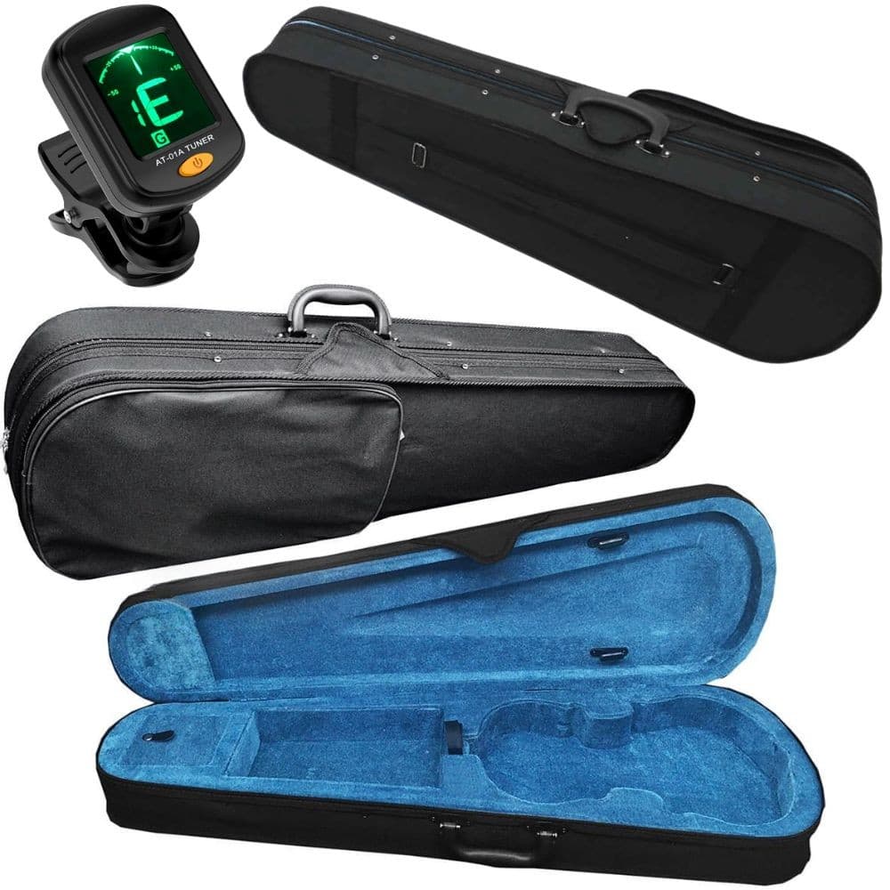 Estojo Case para Violino Gota Térmico Mochila + Afinador Digital Cromático