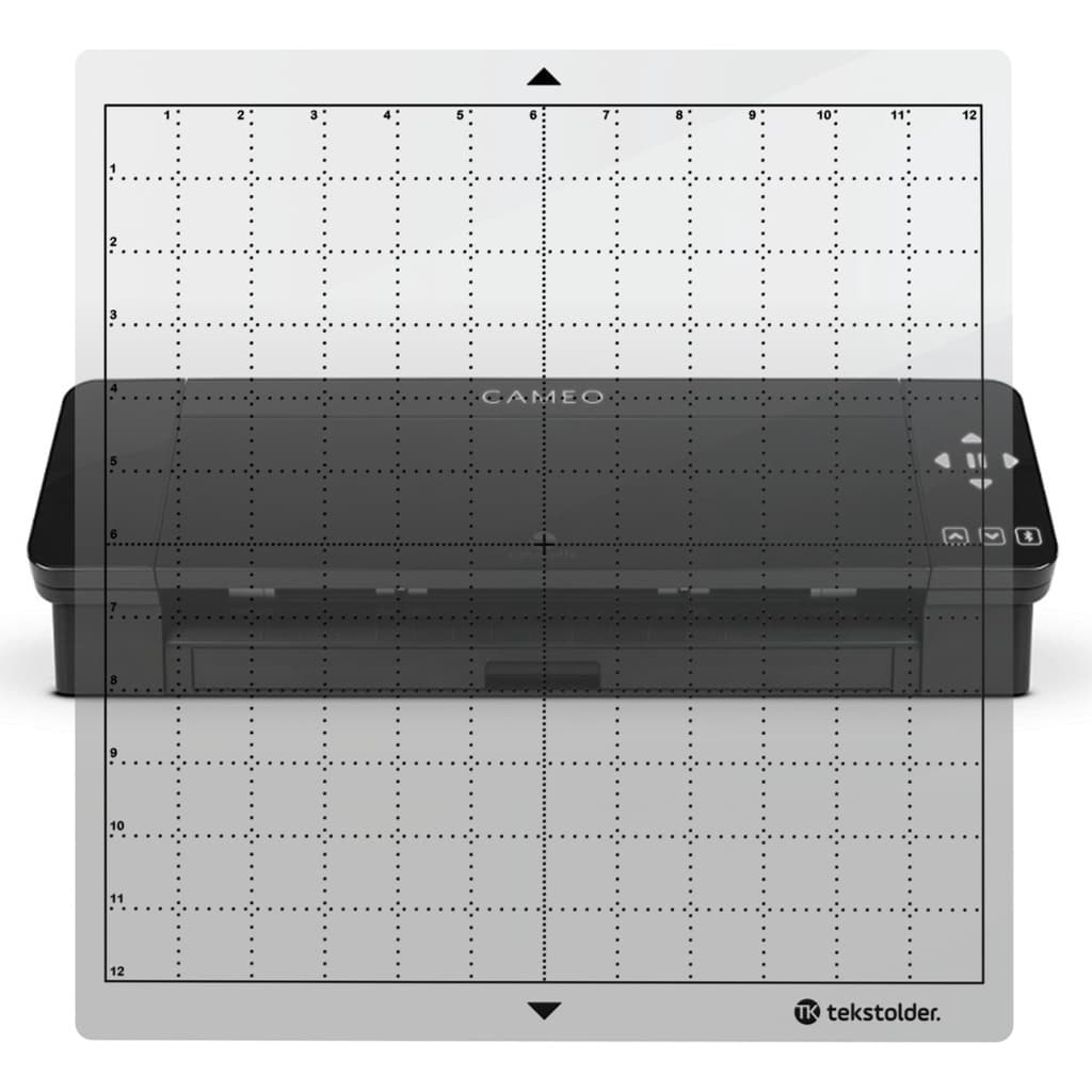 Base De Corte Transparente Para Silhouette Cameo 30x30 - Sem Cola - Espessura 0,40mm - 1 Pç