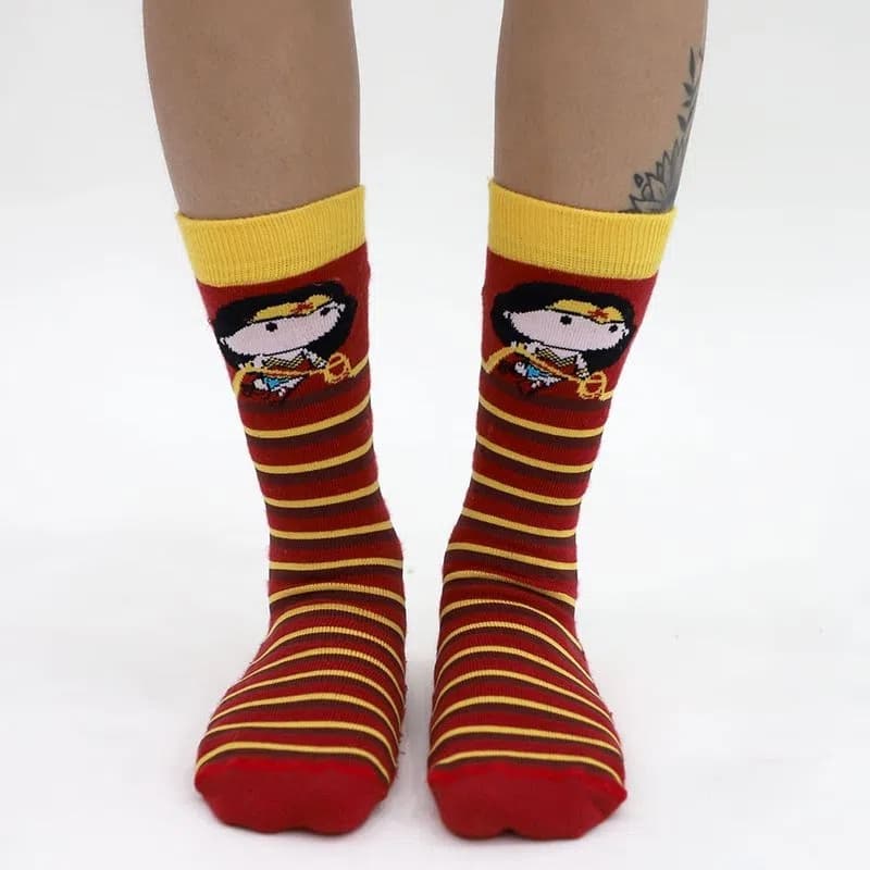 Meia Piticas - Cano Longo Mulher Maravilha Wonder Woman