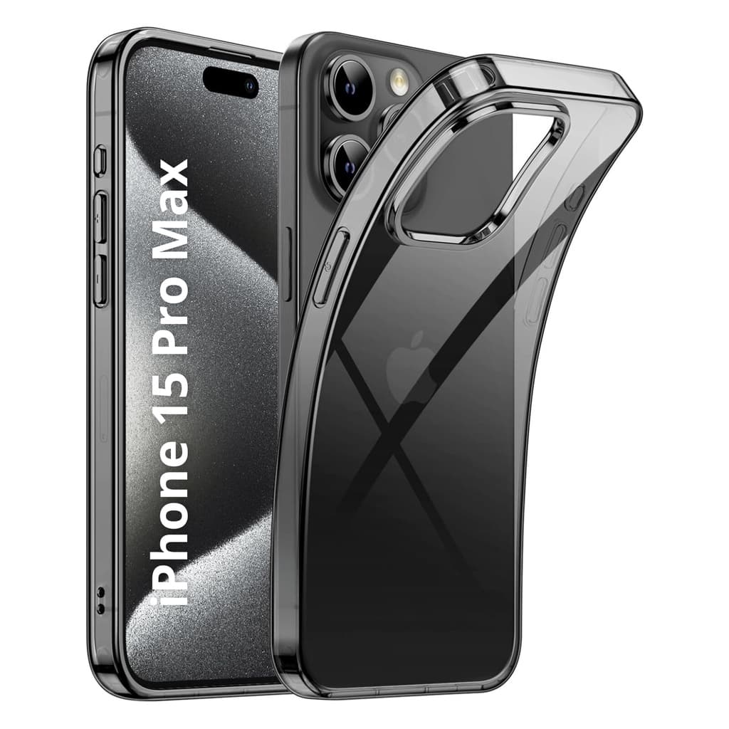 Capa Capinha Transparente Fina Para iPhone 15 Plus Pro Max