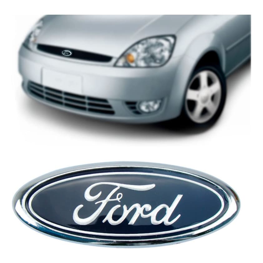Emblema Grade E Porta Mala Ford Oval Fiesta Street 2006 2007
