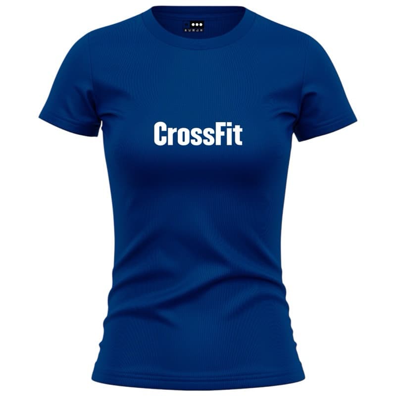 Camiseta Crossfit Dry Fit Baby Look Feminina Academia T-Shirt