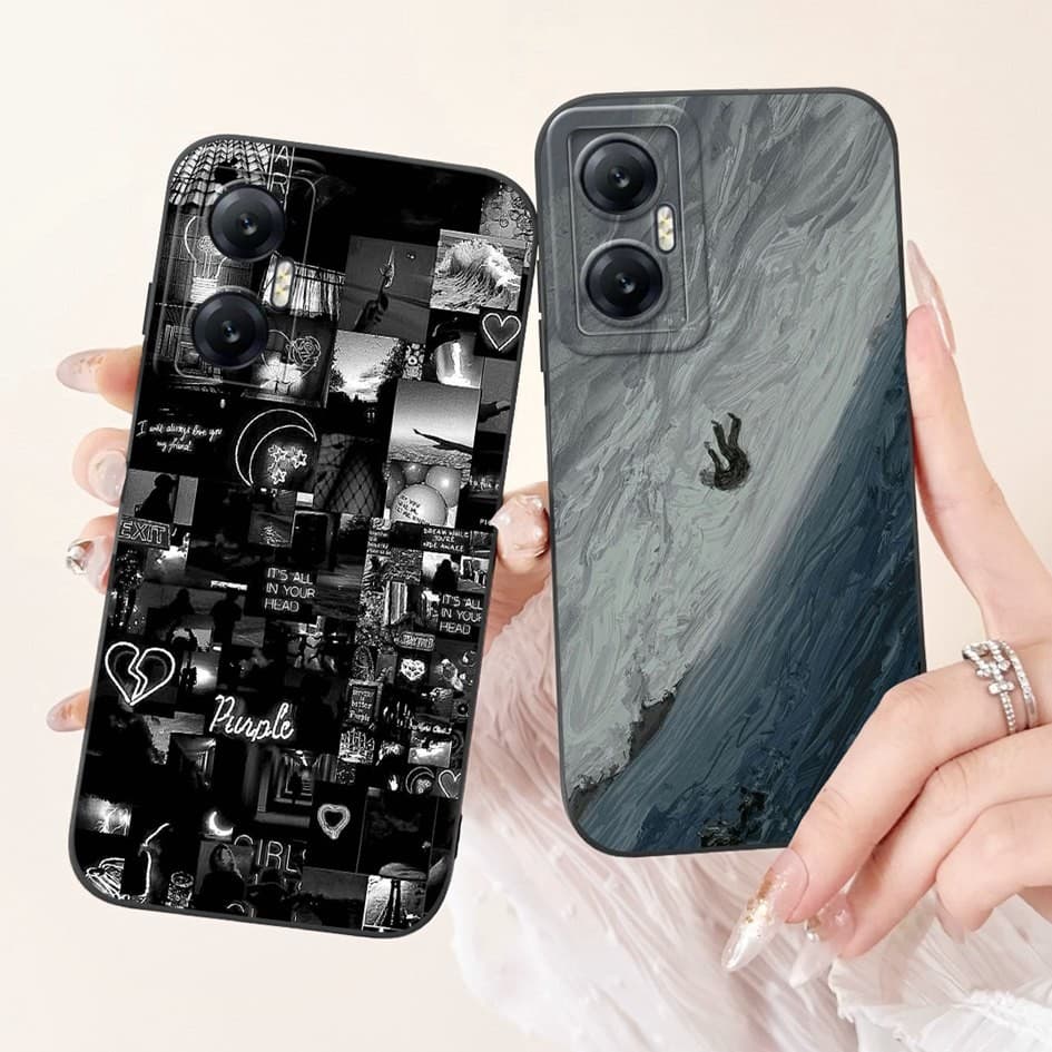 Invólucro Para Infinix Quente 20 5G X666 X666B Caso Legal Moda Pintado Macio Fosco Silicone TPU Capa Hot20 5G De Telefon