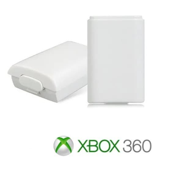 Tampa da Bateria ou Suporte Pilha para Controle Xbox 360 Branco