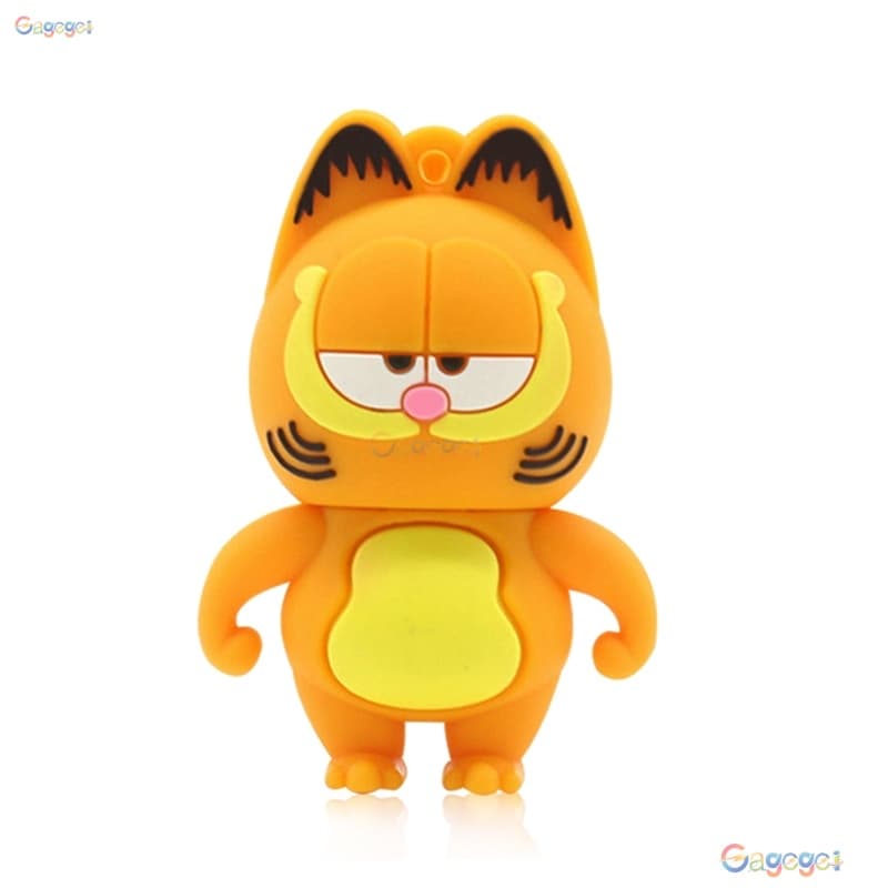 Pendrive 2TB 1TB 1TB Armazenamento De Dados De Computador Garfield Bonito 1GB 8GB 16GB 32GB 64GB 128GB USB 2.0