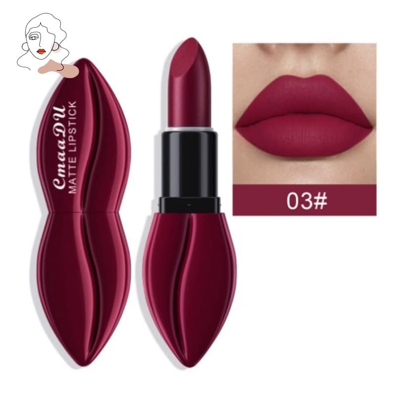 Batom Mate 24 Horas Copo Antiaderente De Veludo De Longa Duração À Prova D'água Para Meninas E Mulheres Maquiagem Labial Colorida Personalidade Cosmética