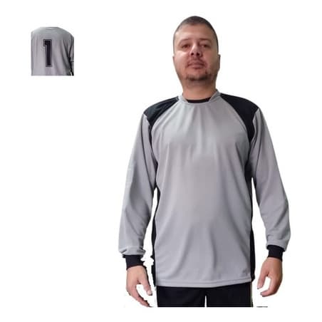 Camisa de Goleiro Para Futebol Com Conforto E Proteção Acolchoada Com Espuma Nos Ombros