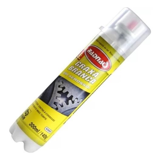 Graxa Lubrificante Branca Spray 300ml Radnaq
