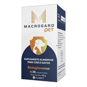 Suplemento Macrogard Pet para Cães e Gatos 30 comprimidos