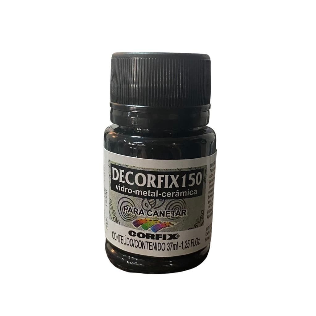 321 PARA CANETAR PRETA | TINTA DECORFIX150 - 37ml
