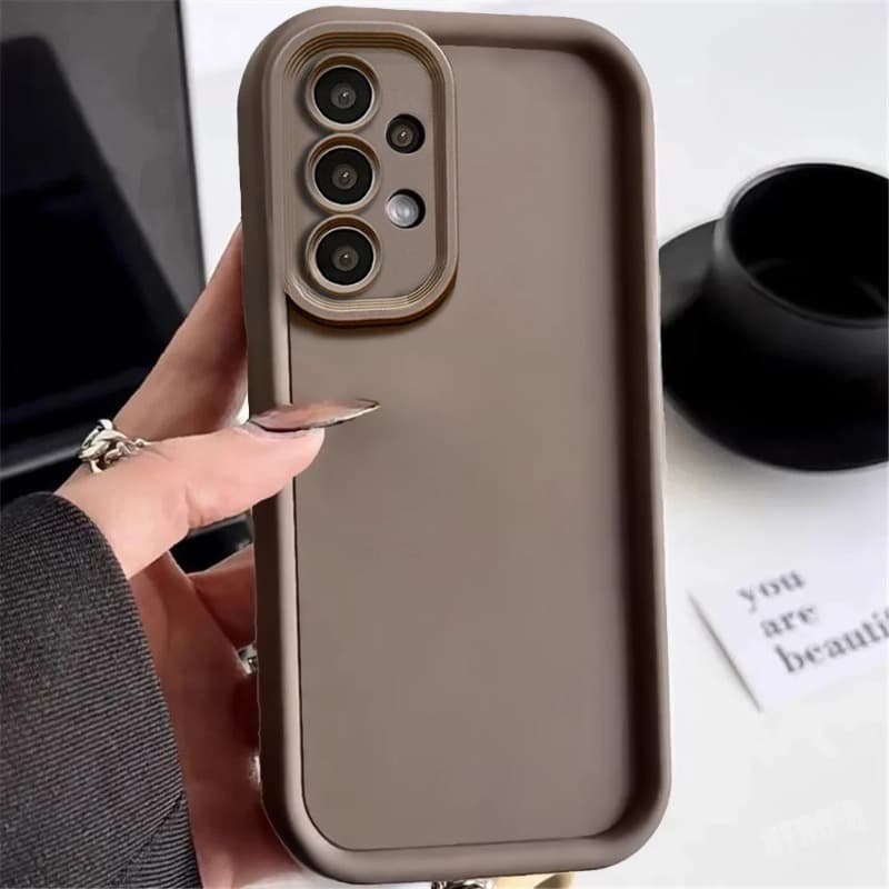 Capa De Silicone Fosca Para Samsung Galaxy A13 A23 A32 A33 A52 A52S 4G 5G Protetor De Câmera À Prova De Choque