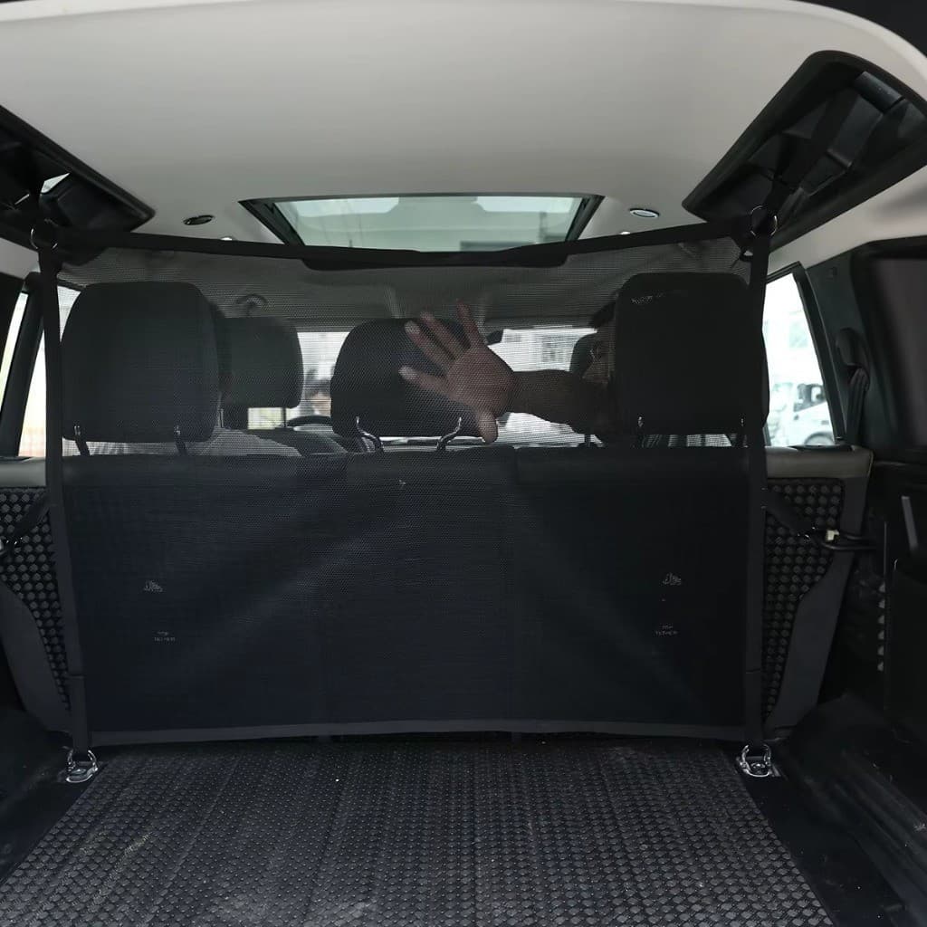 Rede tela De Proteção Para Carro Divisória Para Pets Gatos e cachorros 115x62