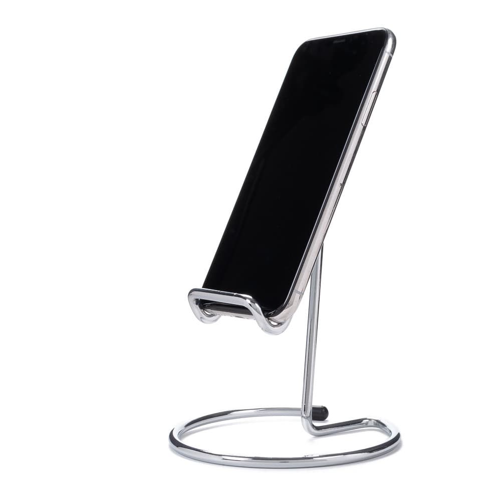 Suporte de Mesa Cromado para Celular e Smarphone