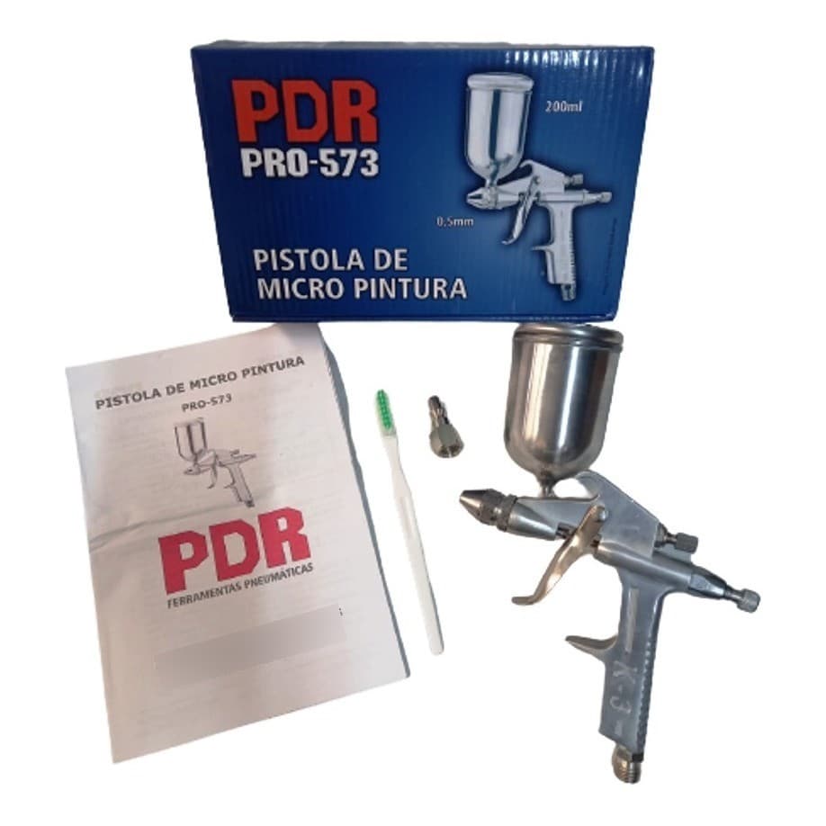 Pistola De Micro Pintura Retoque 0,5mm Pro-573 Pdr