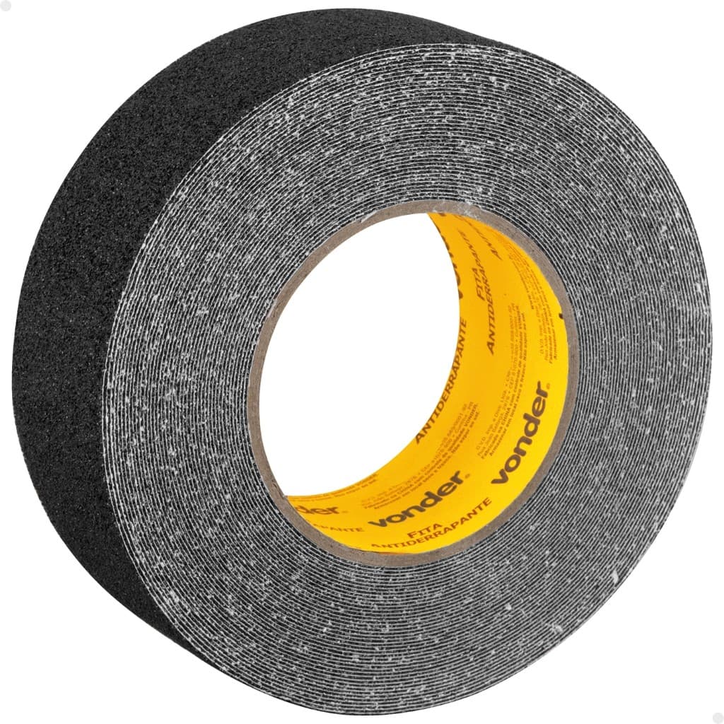 Fita Antiderrapante Para Escada 15m 50mm Preto Vonder Rolo