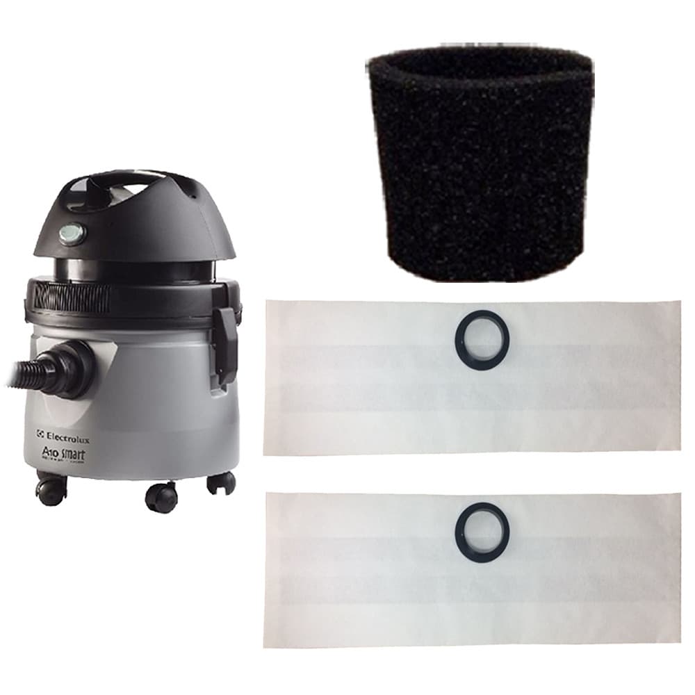 3 Saco + Filtro Permanente para Aspirador de Pó Electrolux A10 Antigo