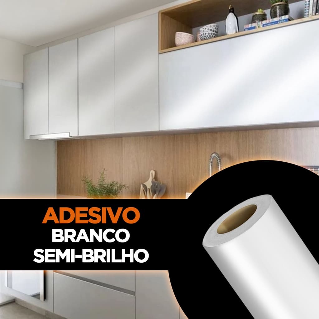 12 Metros - Papel Adesivo Envelopamento Móveis Lavável Vinil