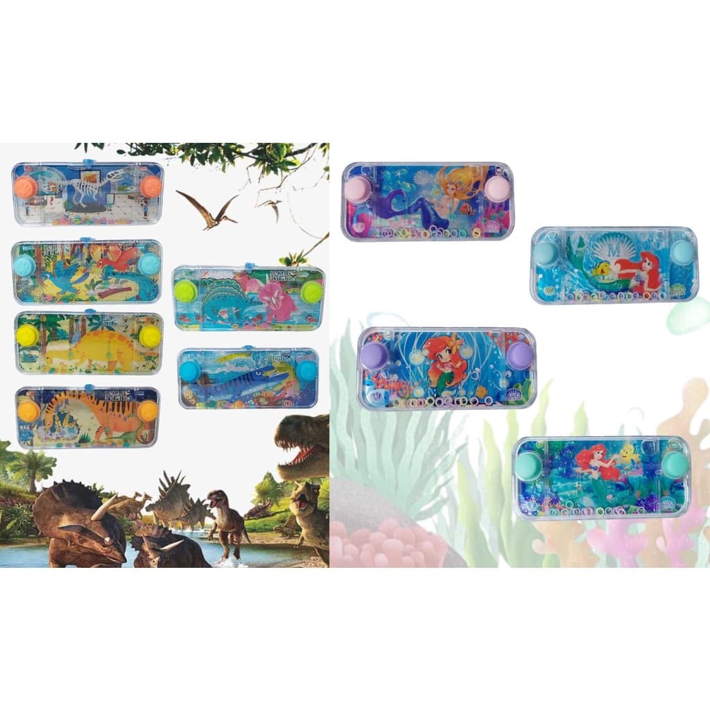 Aquaplay Mini Game Anti Stress Jogo Infantil Present Criança Pequena Sereia Dinossauro