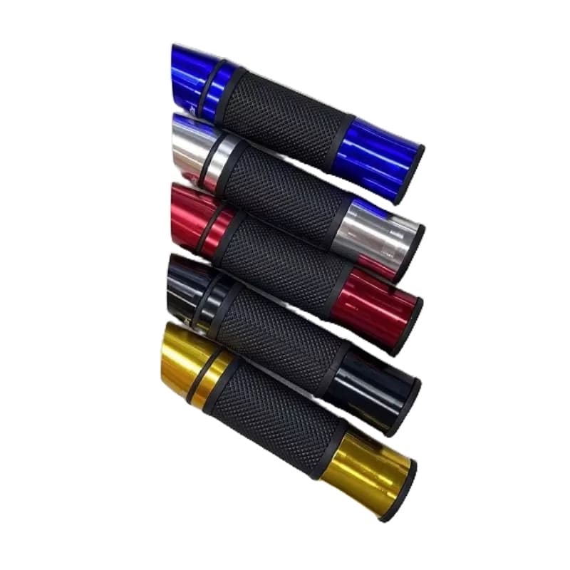 Par  Manopla Punho Moto Esportivo De Alumínio Modelo Universal kit c/2-inclinado
