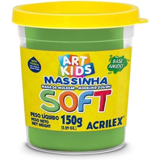 Massinha de Modelar Soft Pote 150g Unidade Acrilex