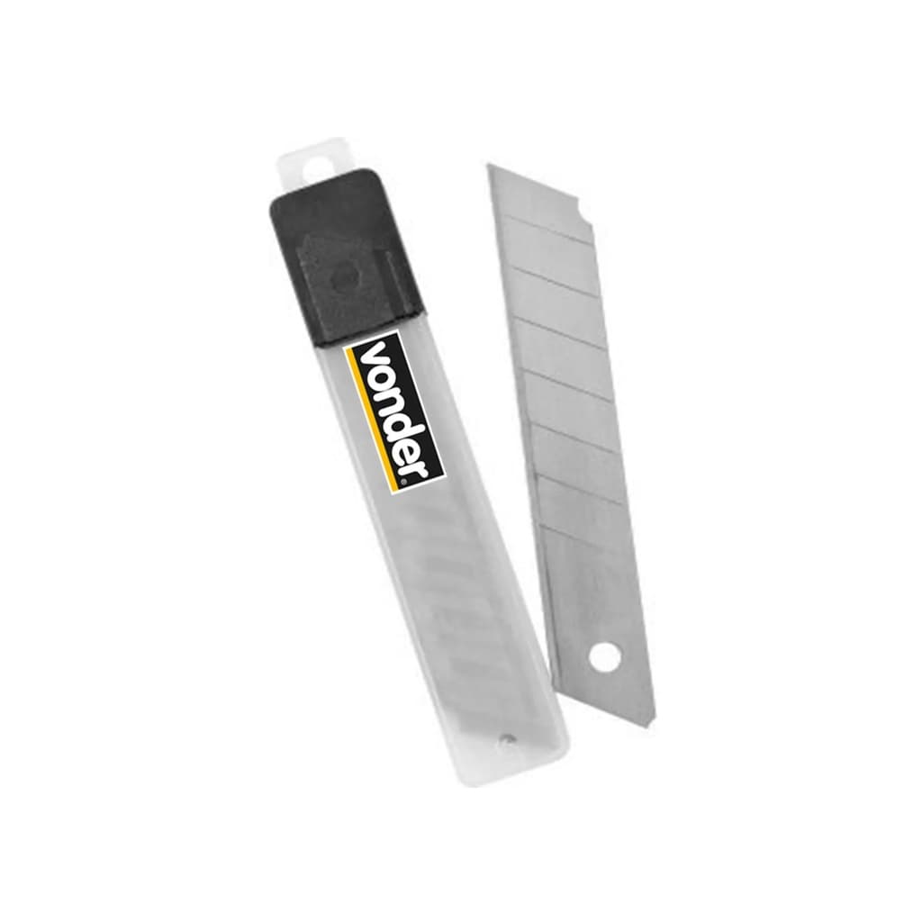 Lamina Estilete 18mm 10 Peças Vonder