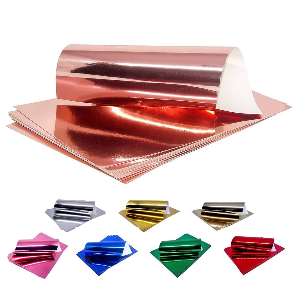 Papel Laminado A4 250g Lamicote para Decorações Enfeites Lembrancinhas Artesanato Pacote 10 Folhas