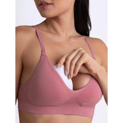 Sutiã Lupo Loba Bojo Removível Touch Sem Costura - Cores Preto e Nude P ao GG