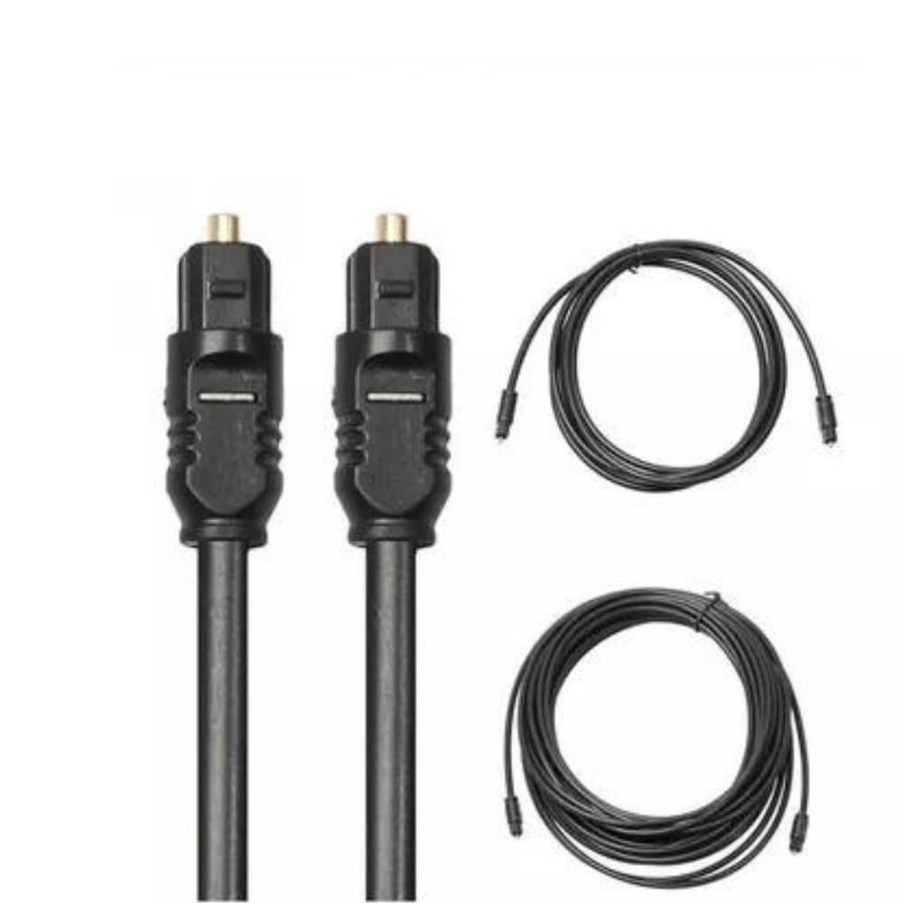 Cabo Optico Audio Toslink 2 Metros, Compatível Com Xbox, Ps4, Ps3 fibra IT Bue - LE - 1003