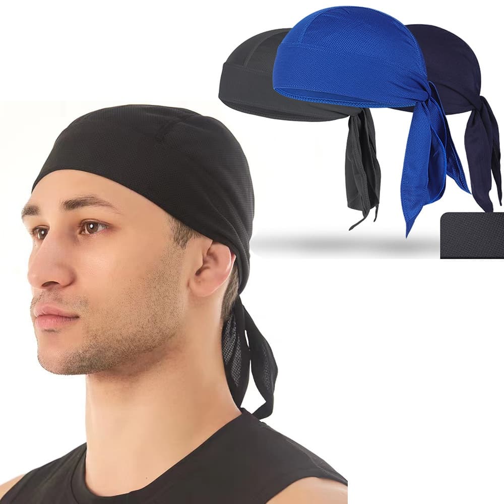 Chapéu De Malha Capacete Durag De Umidade Interior Capa Respirável Penutup Kepala Esportivo Sarung Para Ciclismo