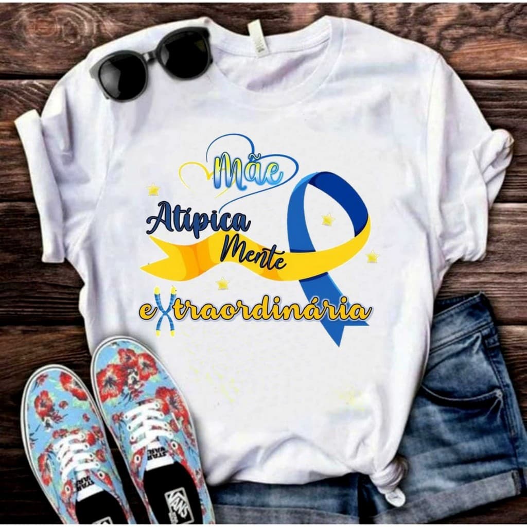 Camisa Síndrome de Down Abraço Down A62 Blusa  T-Shirt JG