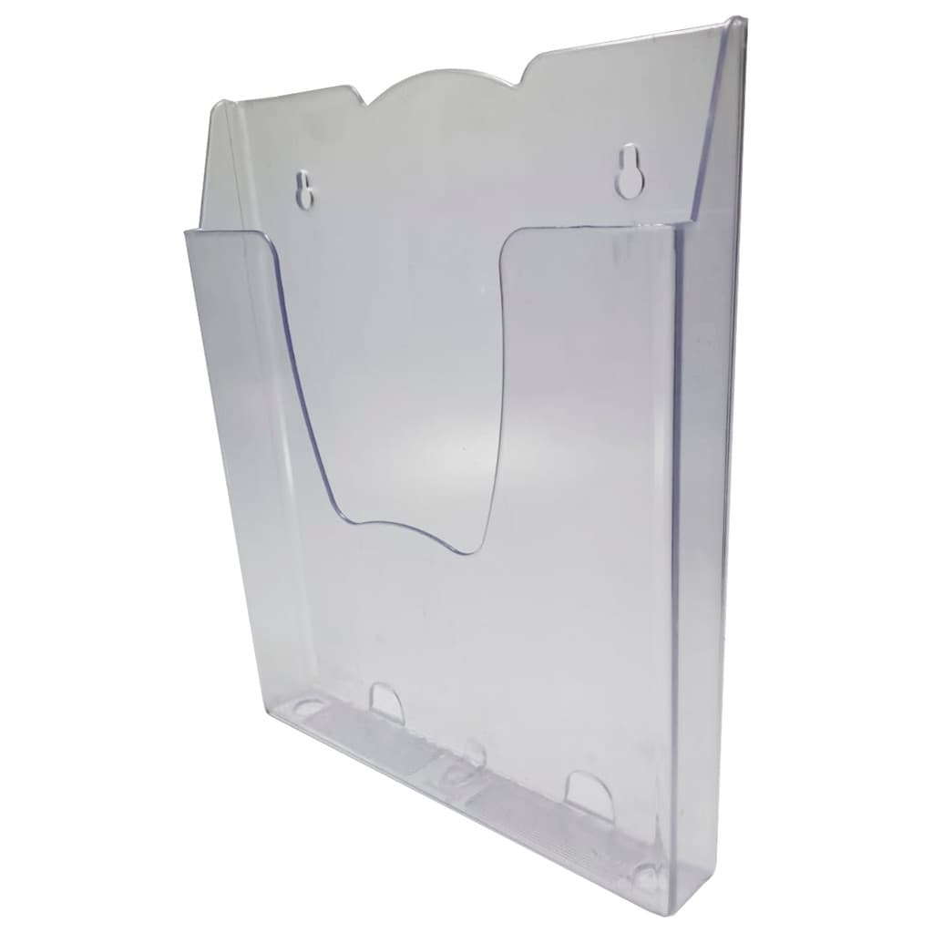 Display PORTA FOLHETOS A4 300 FOLHAS PAREDE SIMPLES CRISTAL 7200