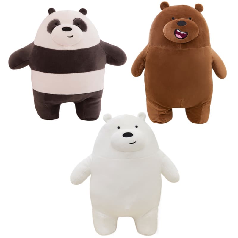 Almofada de Pelúcia Panda Bear, Brinquedo de Pelúcia Panda, Almofadas de Pelúcia Panda para Presentes de Aniversário, Di