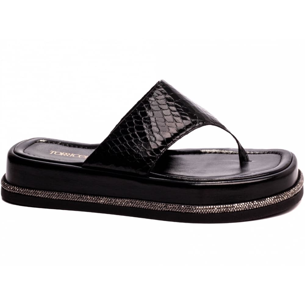 Sandália Plataforma Feminina Dedo 6cm