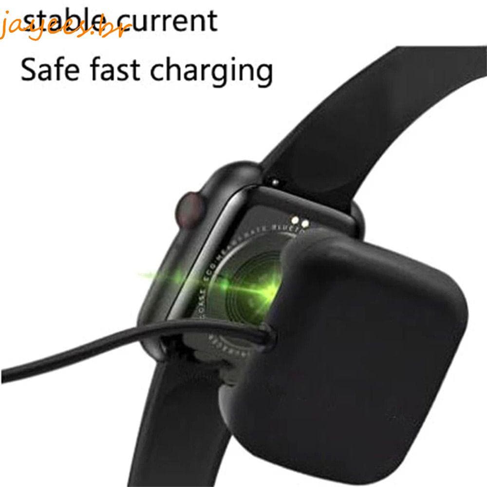Carregador De Relógio Inteligente JAYEES Para HW22 Protable 30cm Adaptador USB Smartwatch Preto Seguro