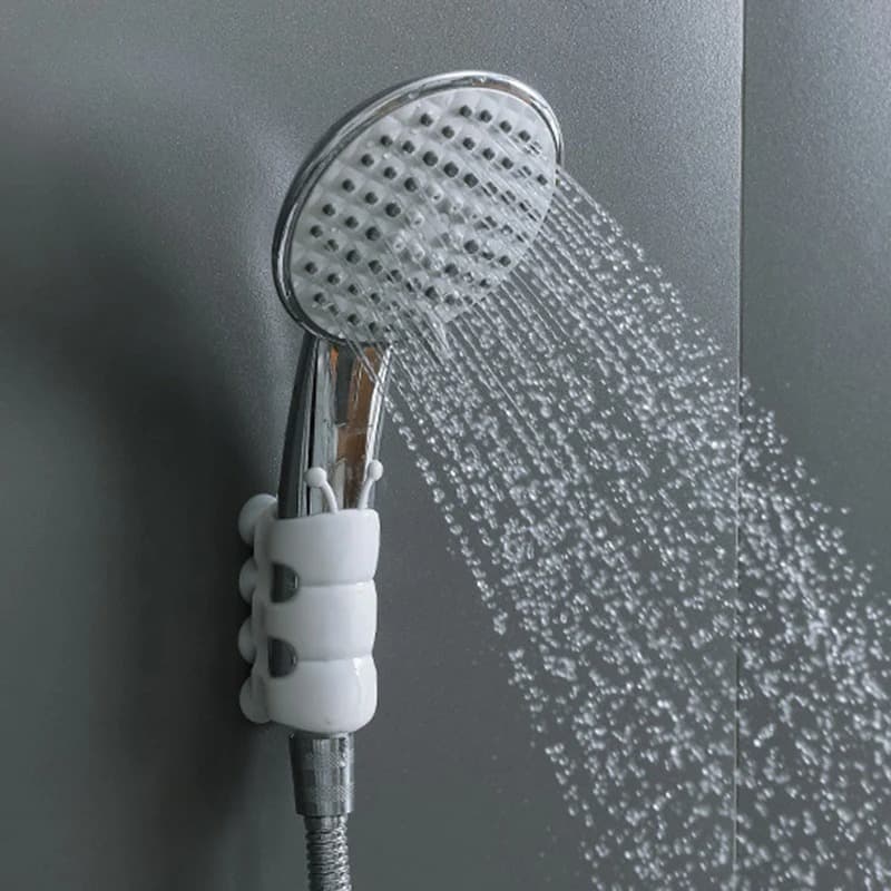 Suporte Lagarta para Ducha Chuveiro Taturana com ventosas