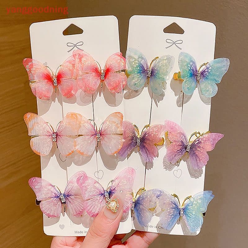 (YGN) Grampos De Cabelo Coloridos Para Meninas , Presilhas Femininas , Enfeite Doce , Chuva , Acessórios Da Moda